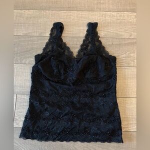 Le Chateau Black Lace Camisole Top